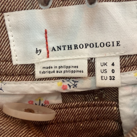 Anthropologie low rise  linen wide leg trousers - Picture 5 of 7